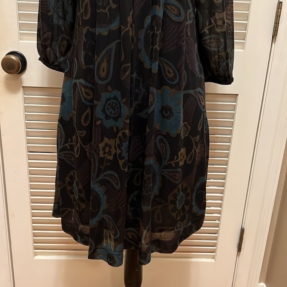 Nina Dress in Black Floral, Size Medium - Picture 6 of 17